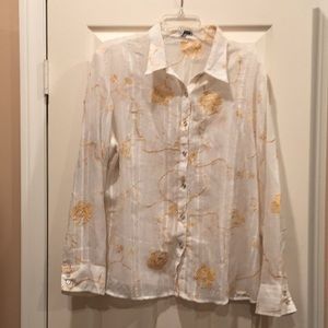 Celine USA embroidered top